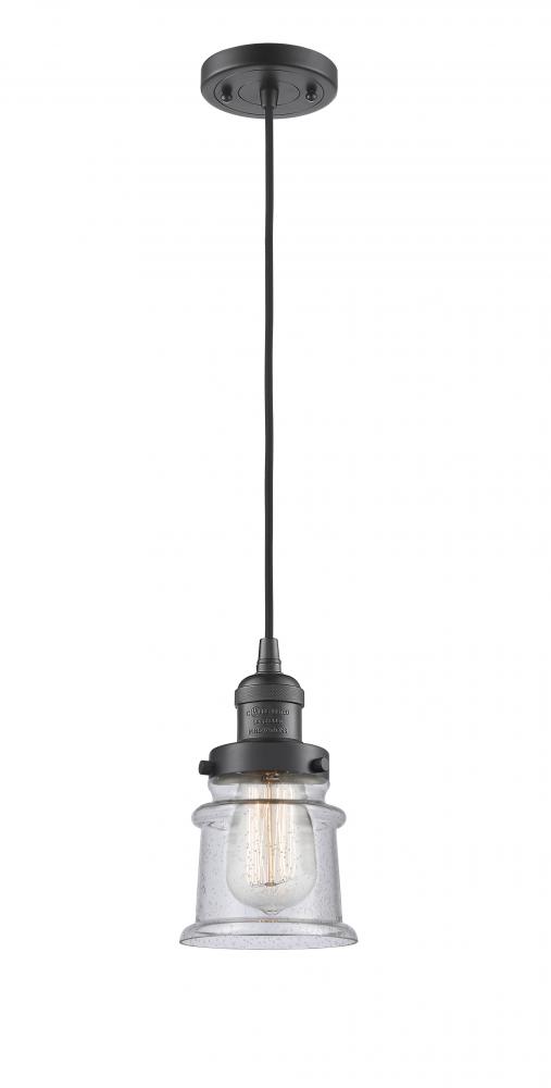 Canton - 1 Light - 5 inch - Oil Rubbed Bronze - Cord hung - Mini Pendant