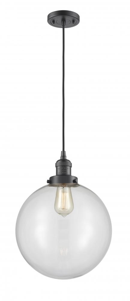 Beacon - 1 Light - 12 inch - Oil Rubbed Bronze - Cord hung - Mini Pendant