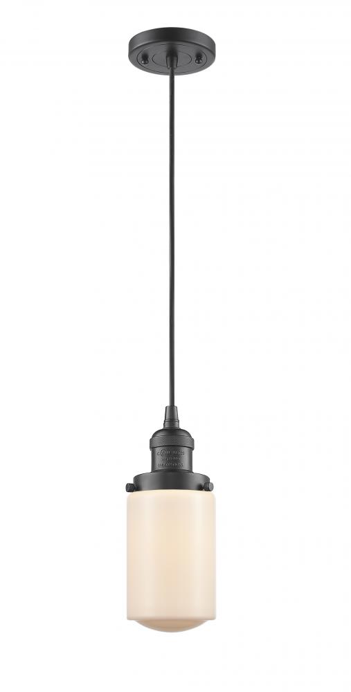 Dover - 1 Light - 5 inch - Oil Rubbed Bronze - Cord hung - Mini Pendant