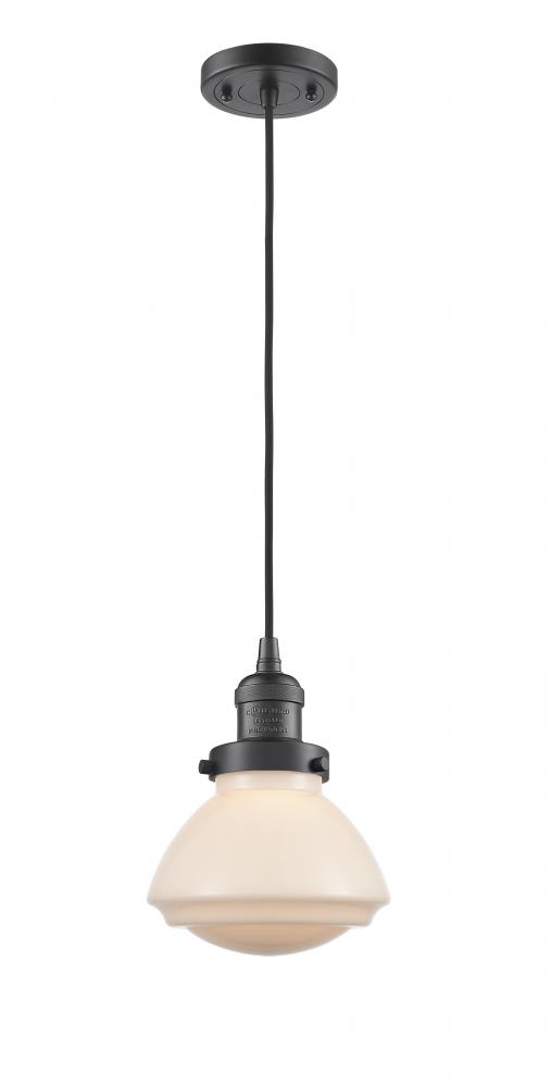 Olean - 1 Light - 7 inch - Oil Rubbed Bronze - Cord hung - Mini Pendant