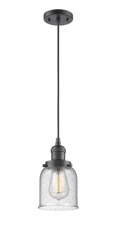 Bell - 1 Light - 5 inch - Oil Rubbed Bronze - Cord hung - Mini Pendant