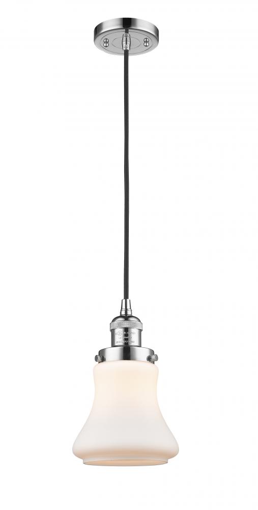 Bellmont - 1 Light - 6 inch - Polished Chrome - Cord hung - Mini Pendant