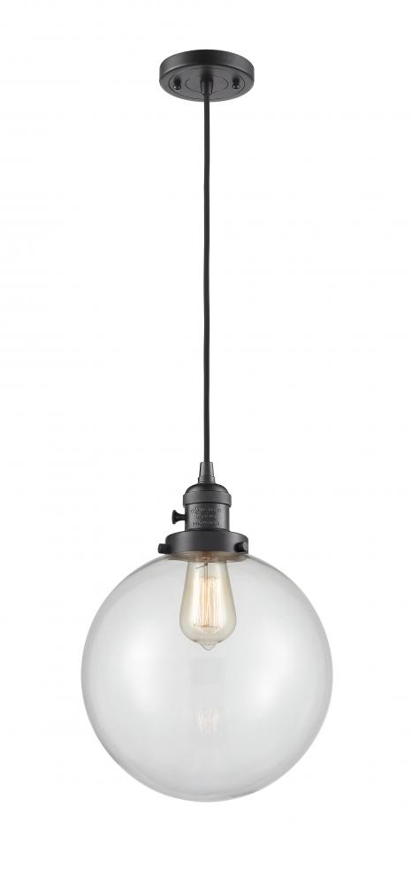 Beacon - 1 Light - 10 inch - Oil Rubbed Bronze - Cord hung - Mini Pendant