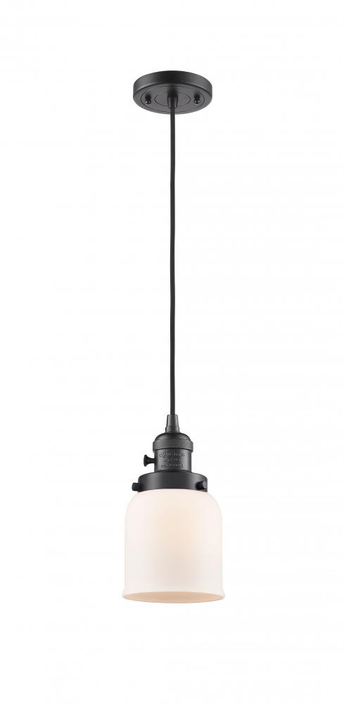 Bell - 1 Light - 5 inch - Oil Rubbed Bronze - Cord hung - Mini Pendant