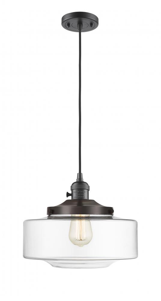 Bridgeton - 1 Light - 16 inch - Oil Rubbed Bronze - Cord hung - Mini Pendant