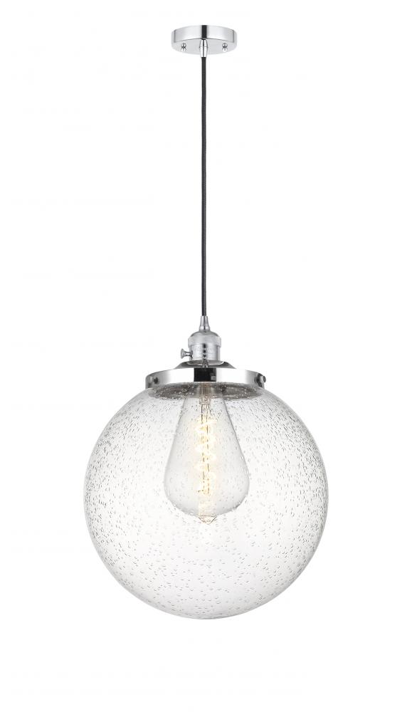 Beacon - 1 Light - 14 inch - Polished Chrome - Cord hung - Mini Pendant