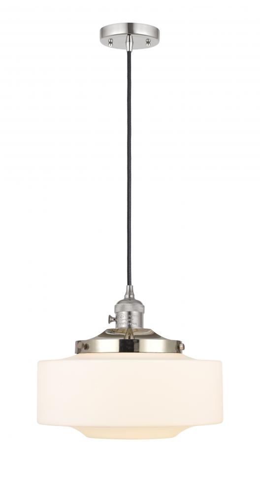 Bridgeton - 1 Light - 16 inch - Polished Nickel - Cord hung - Mini Pendant