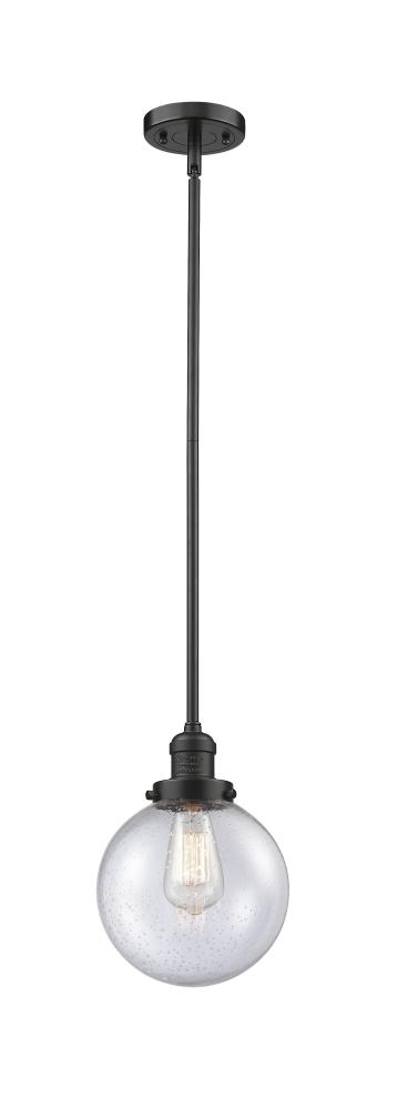 Beacon - 1 Light - 8 inch - Oil Rubbed Bronze - Stem Hung - Mini Pendant