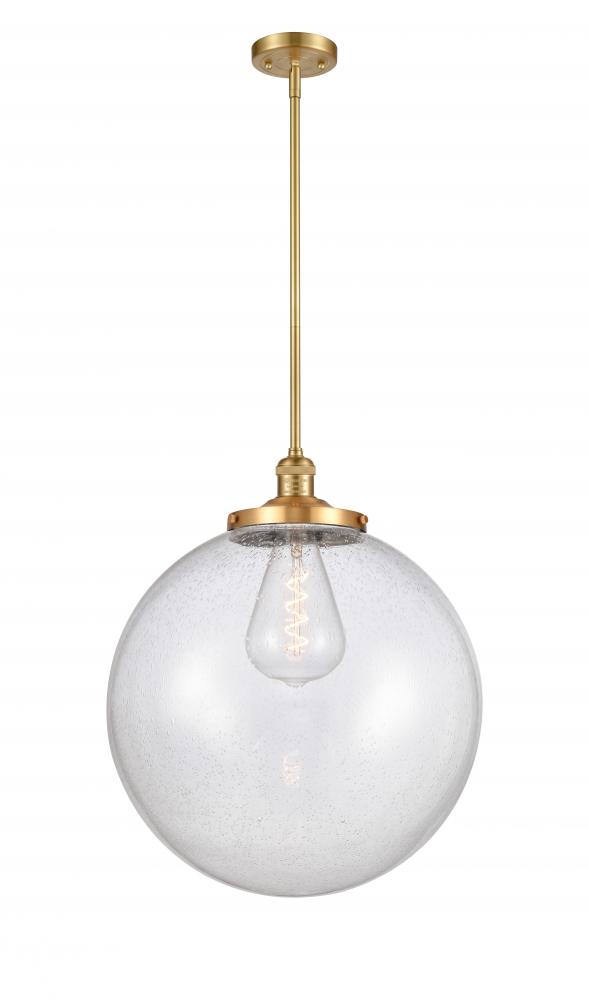 Beacon - 1 Light - 18 inch - Satin Gold - Stem Hung - Pendant