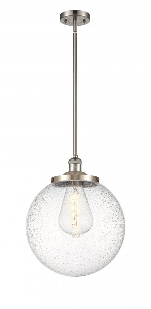 Beacon - 1 Light - 14 inch - Brushed Satin Nickel - Stem Hung - Pendant