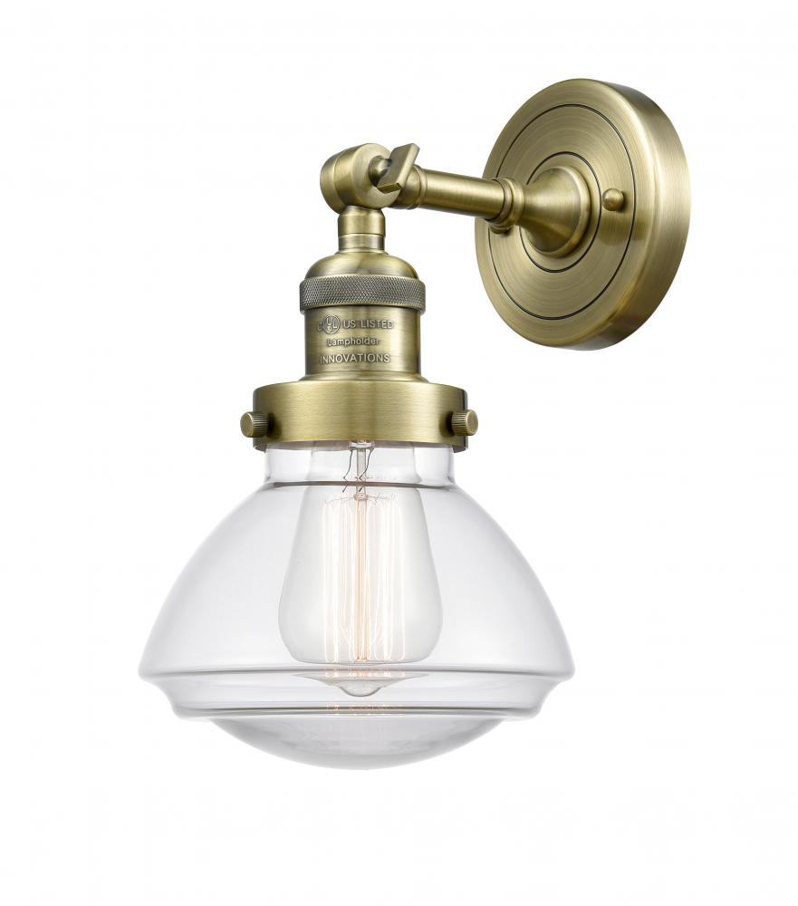 Olean - 1 Light - 7 inch - Antique Brass - Sconce