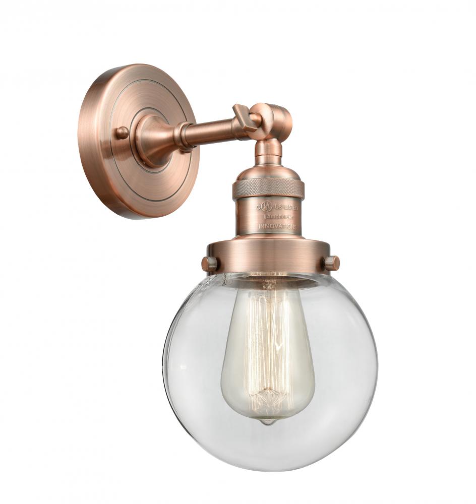 Beacon - 1 Light - 6 inch - Antique Copper - Sconce