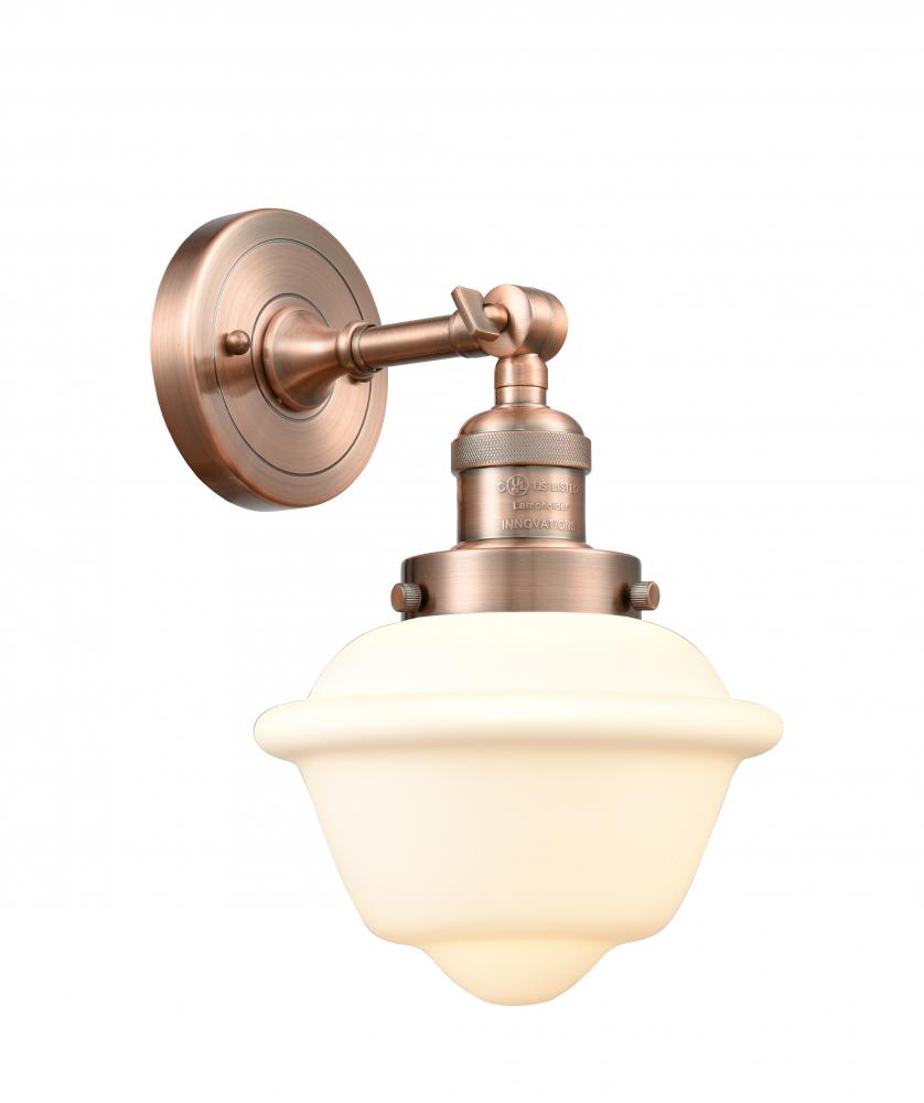 Oxford - 1 Light - 8 inch - Antique Copper - Sconce