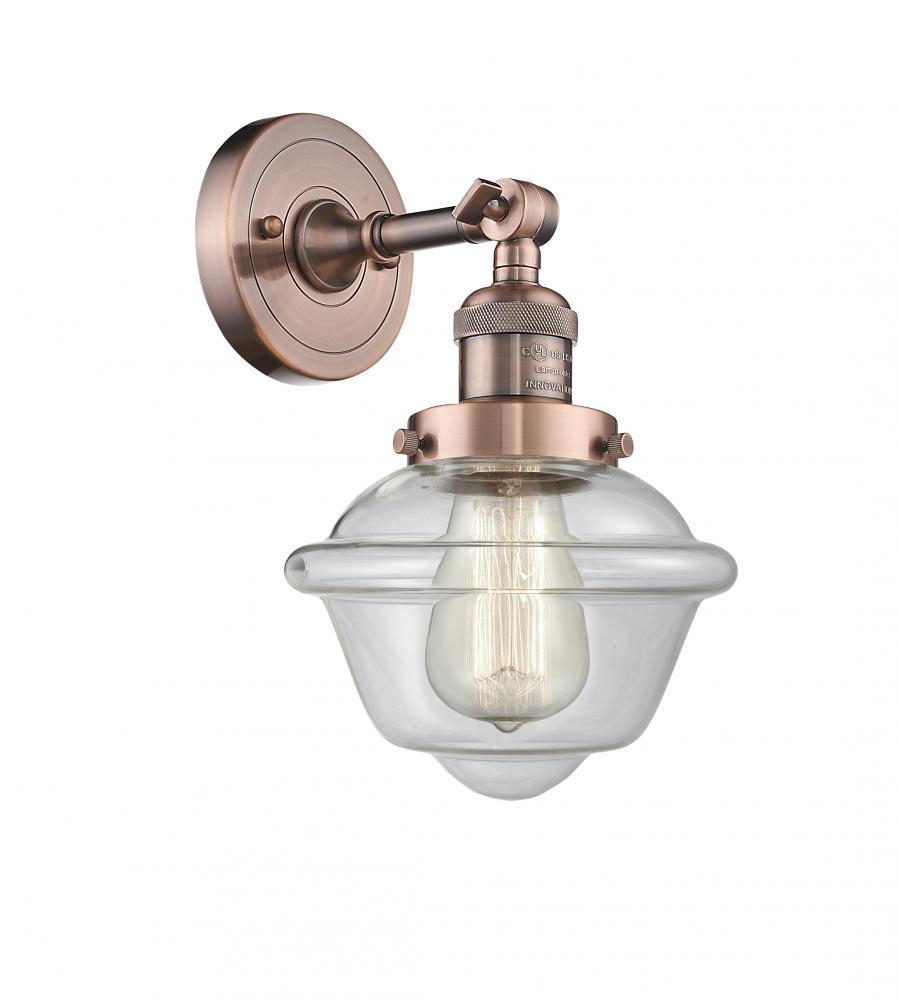 Oxford - 1 Light - 8 inch - Antique Copper - Sconce