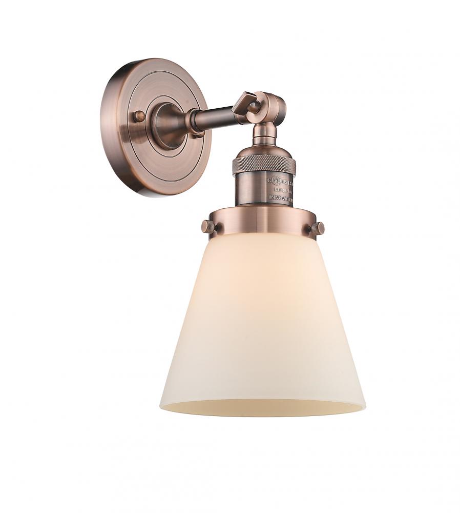 Cone - 1 Light - 6 inch - Antique Copper - Sconce