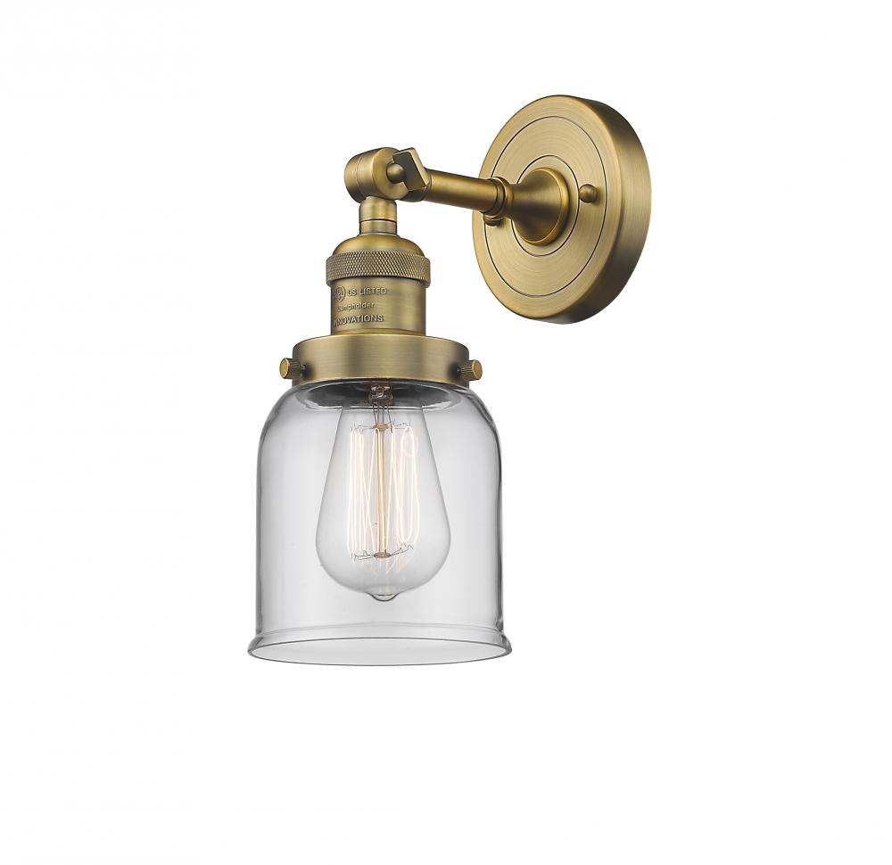 Bell - 1 Light - 5 inch - Brushed Brass - Sconce