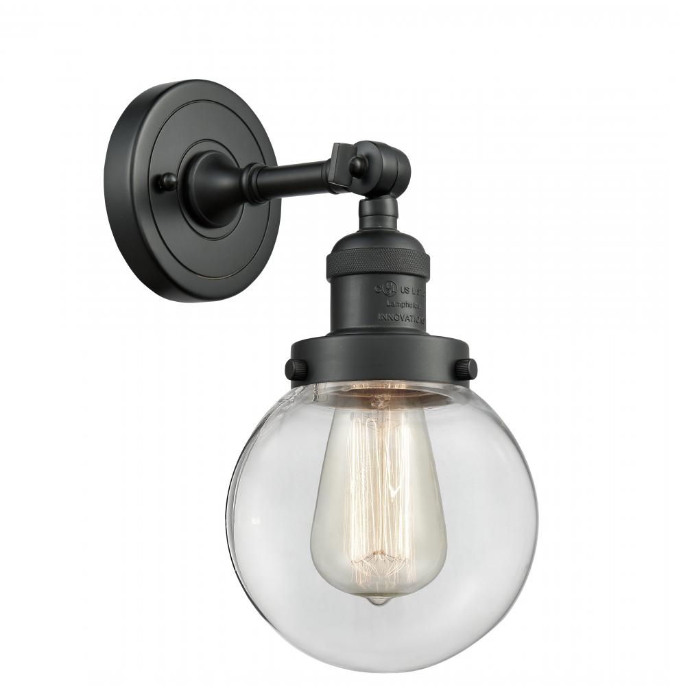 Beacon - 1 Light - 6 inch - Matte Black - Sconce