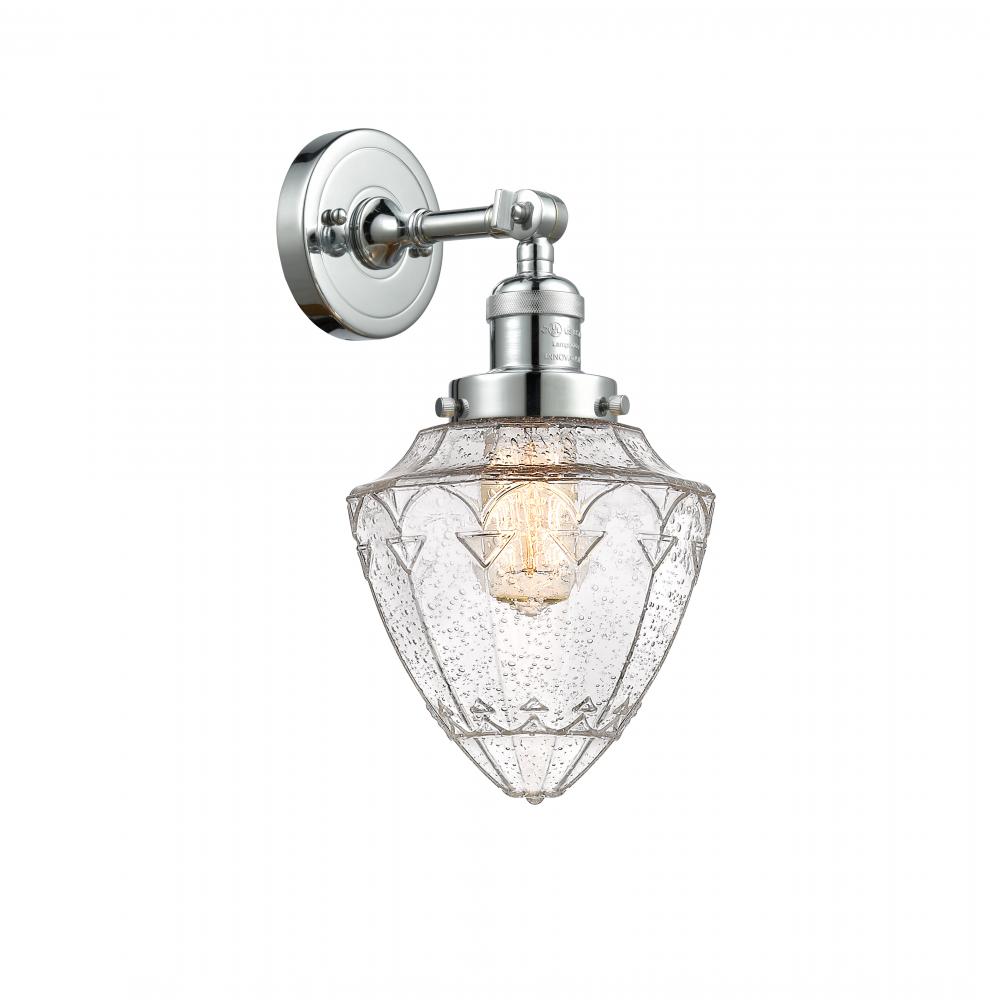 Bullet - 1 Light - 7 inch - Polished Chrome - Sconce