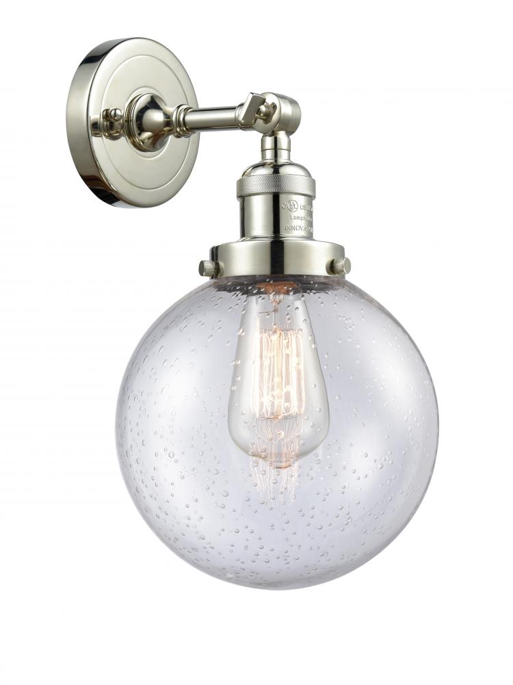 Beacon - 1 Light - 8 inch - Polished Nickel - Adjustable Sconce
