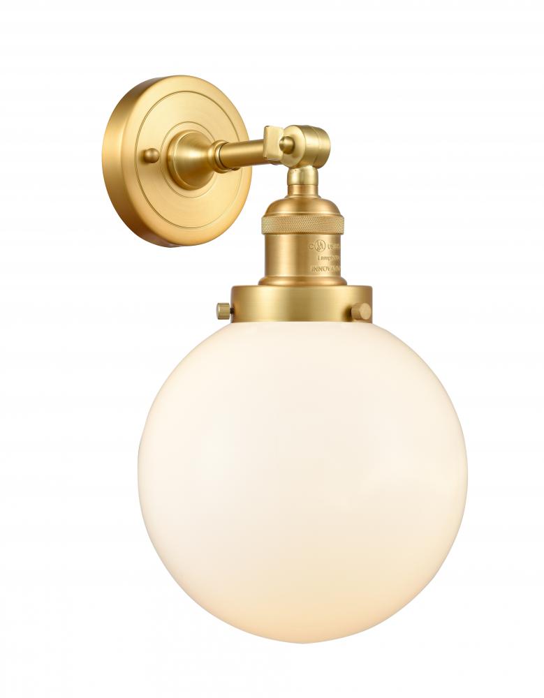 Beacon - 1 Light - 8 inch - Satin Gold - Sconce