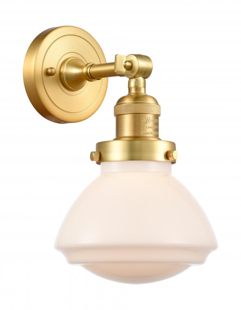 Olean - 1 Light - 7 inch - Satin Gold - Sconce