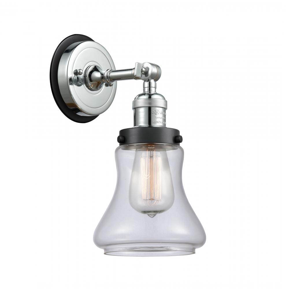 Bellmont - 1 Light - 7 inch - Polished Chrome - Sconce