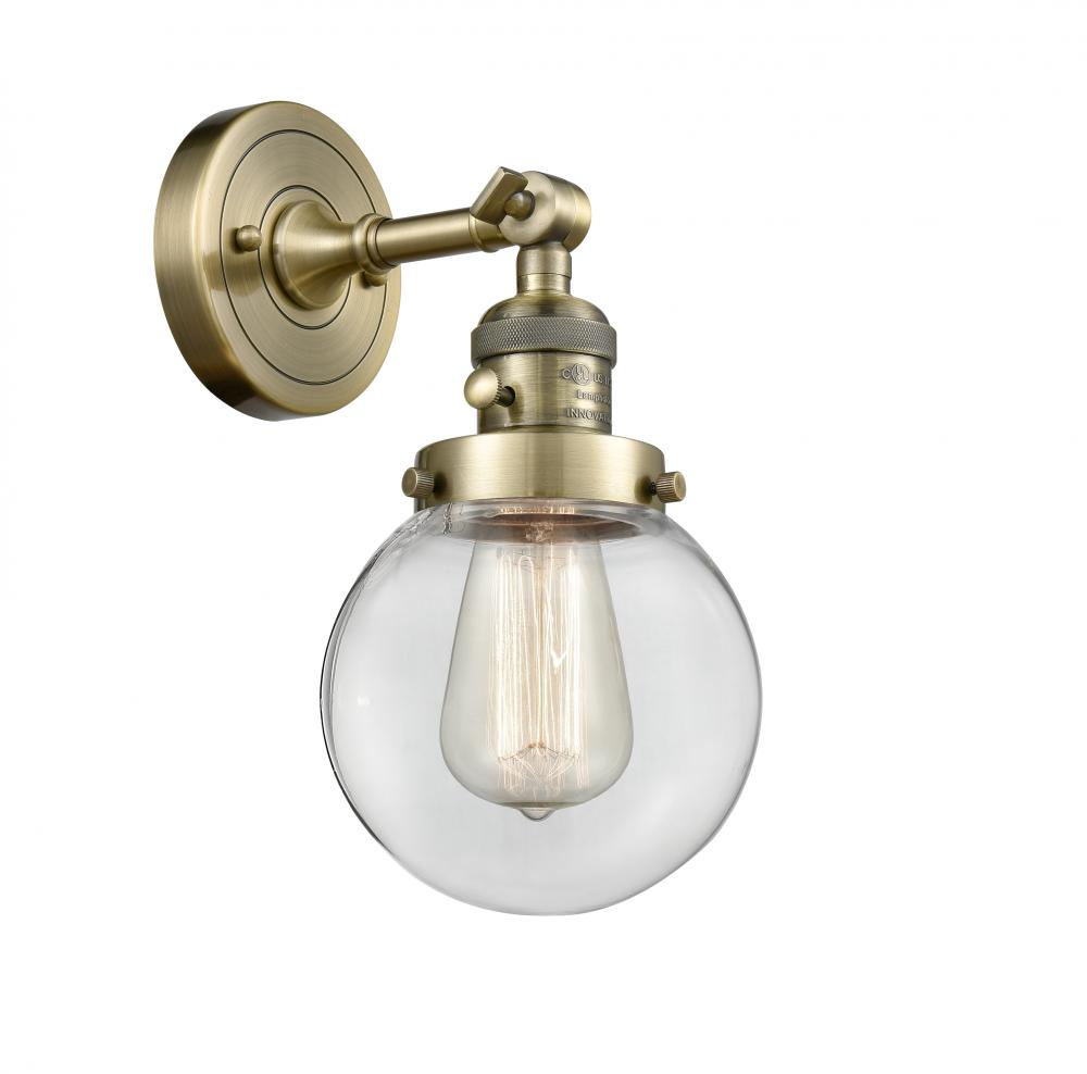 Beacon - 1 Light - 6 inch - Antique Brass - Sconce