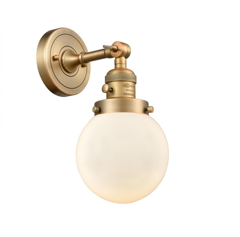 Beacon - 1 Light - 6 inch - Brushed Brass - Sconce