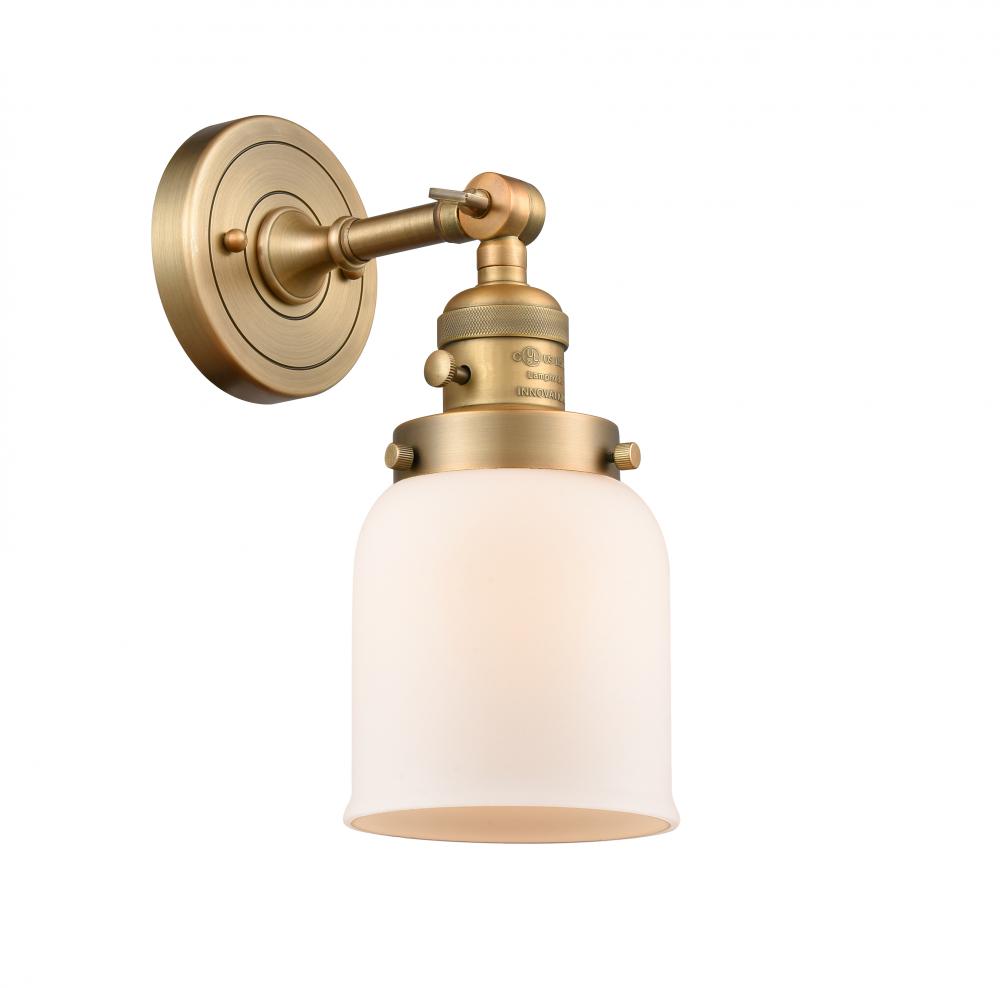 Bell - 1 Light - 5 inch - Brushed Brass - Sconce