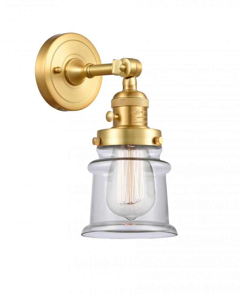 Canton - 1 Light - 5 inch - Satin Gold - Sconce