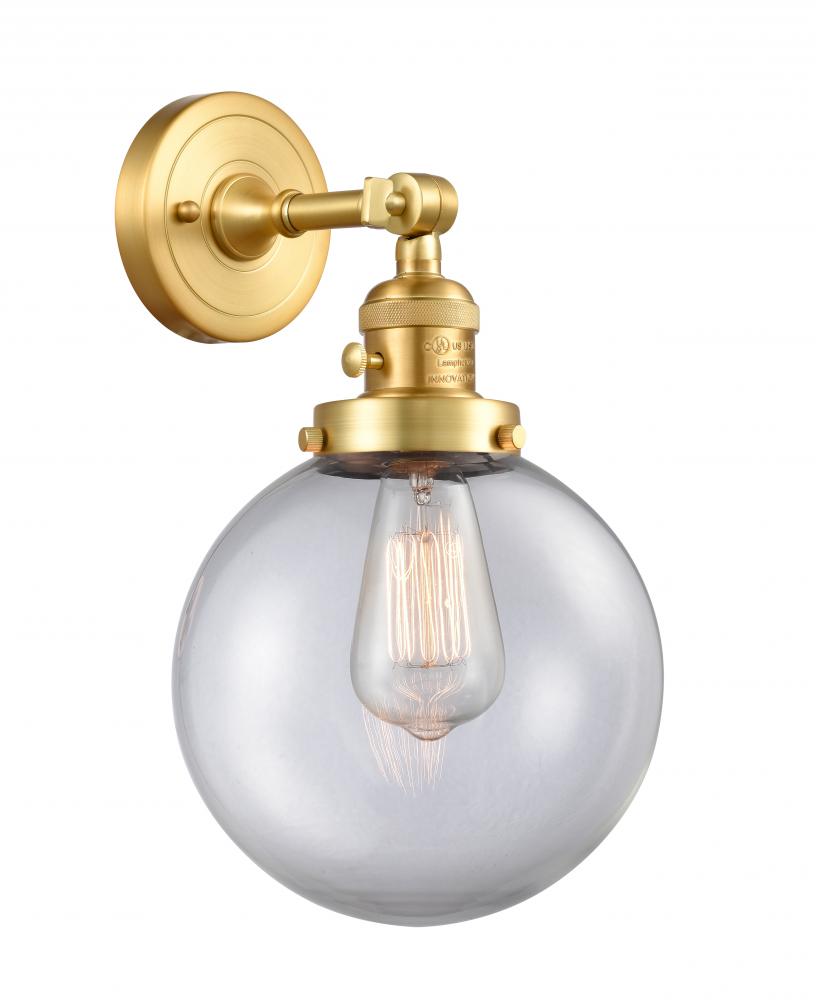 Beacon - 1 Light - 8 inch - Satin Gold - Sconce