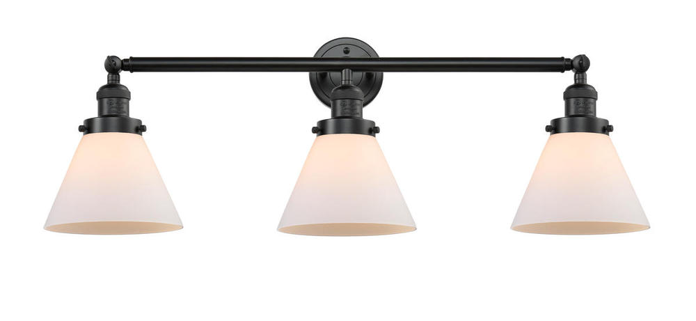 Cone - 3 Light - 32 inch - Oil Rubbed Bronze - Bath Vanity Light