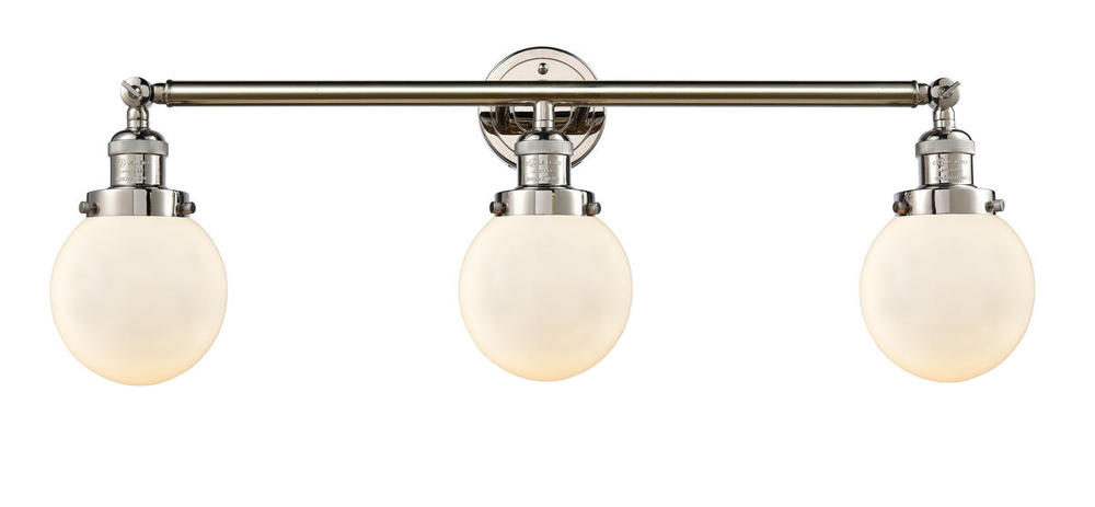 Beacon - 3 Light - 30 inch - Polished Nickel - Bath Vanity Light