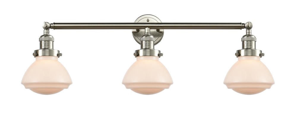 Olean - 3 Light - 31 inch - Brushed Satin Nickel - Bath Vanity Light