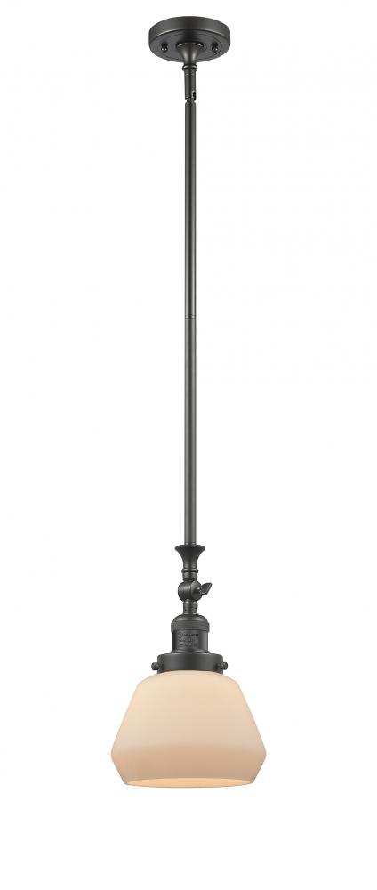 Fulton - 1 Light - 7 inch - Oil Rubbed Bronze - Stem Hung - Mini Pendant