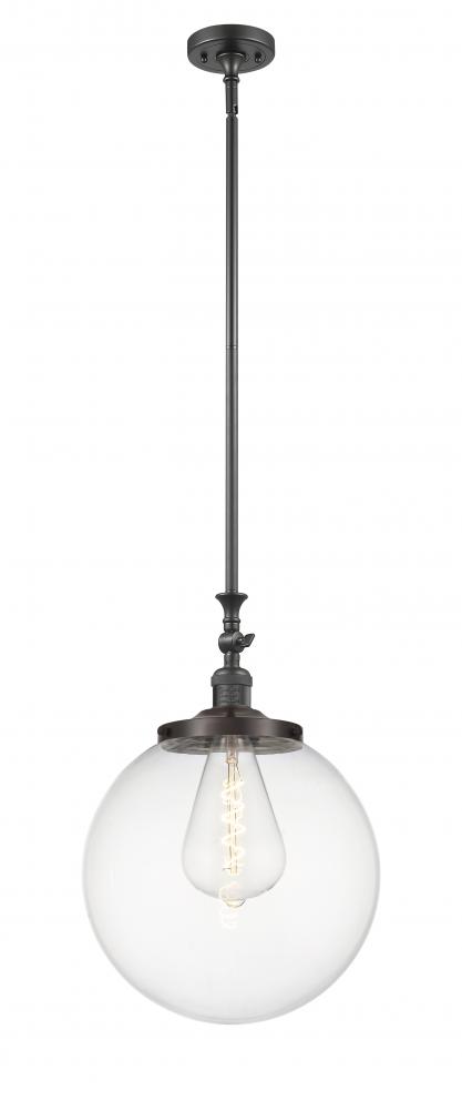 Beacon - 1 Light - 12 inch - Oil Rubbed Bronze - Stem Hung - Mini Pendant