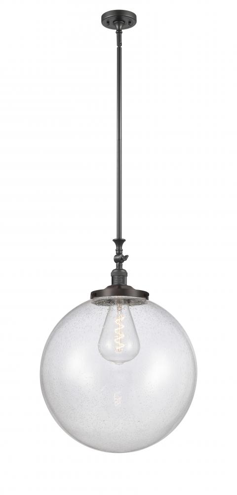 Beacon - 1 Light - 12 inch - Oil Rubbed Bronze - Stem Hung - Mini Pendant