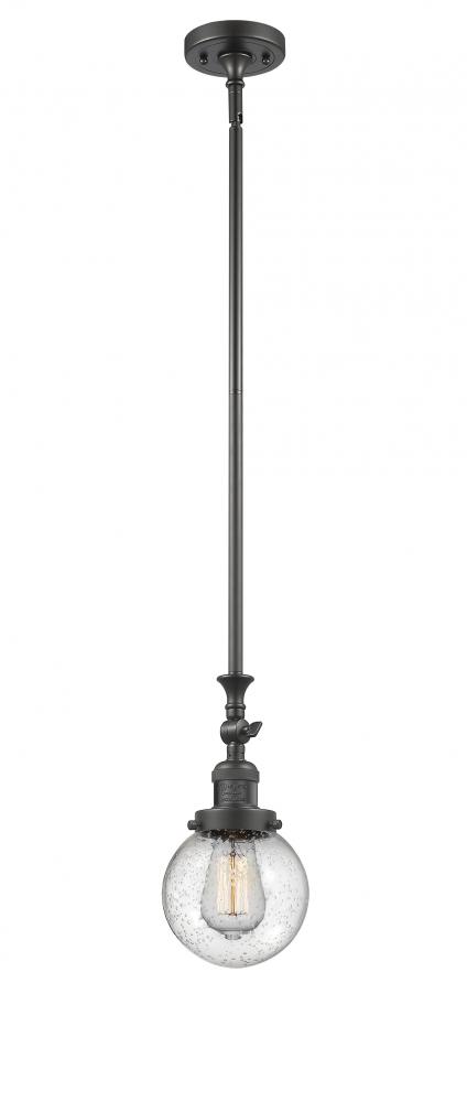 Beacon - 1 Light - 6 inch - Oil Rubbed Bronze - Stem Hung - Mini Pendant