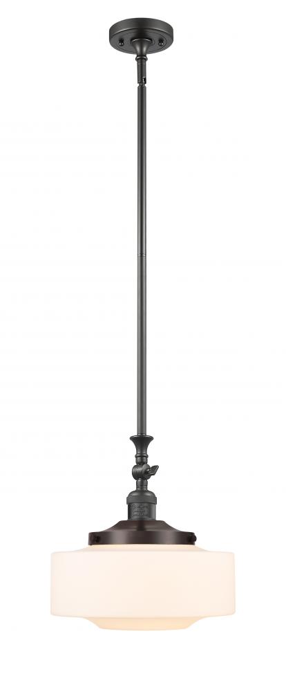 Bridgeton - 1 Light - 12 inch - Oil Rubbed Bronze - Stem Hung - Mini Pendant