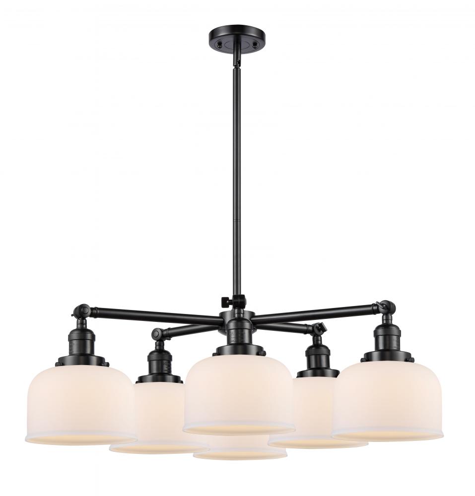 Large Bell 6 Light Chandelier