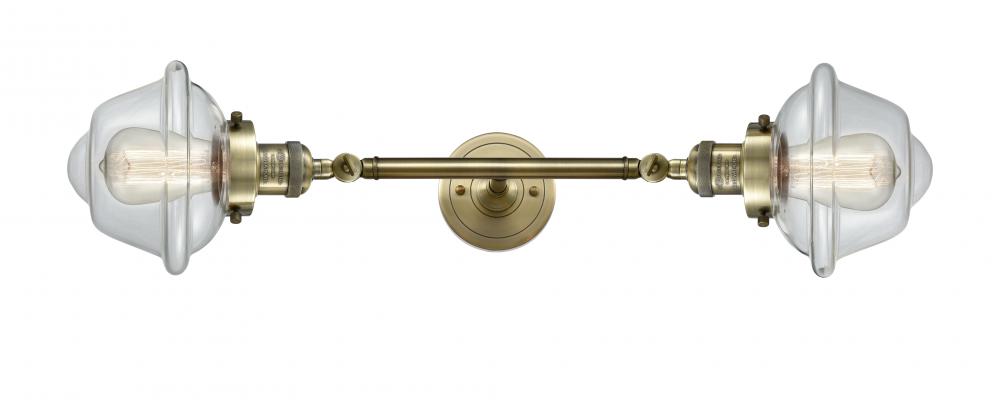 Oxford - 2 Light - 8 inch - Matte Black - Adjustable Bath Vanity Light