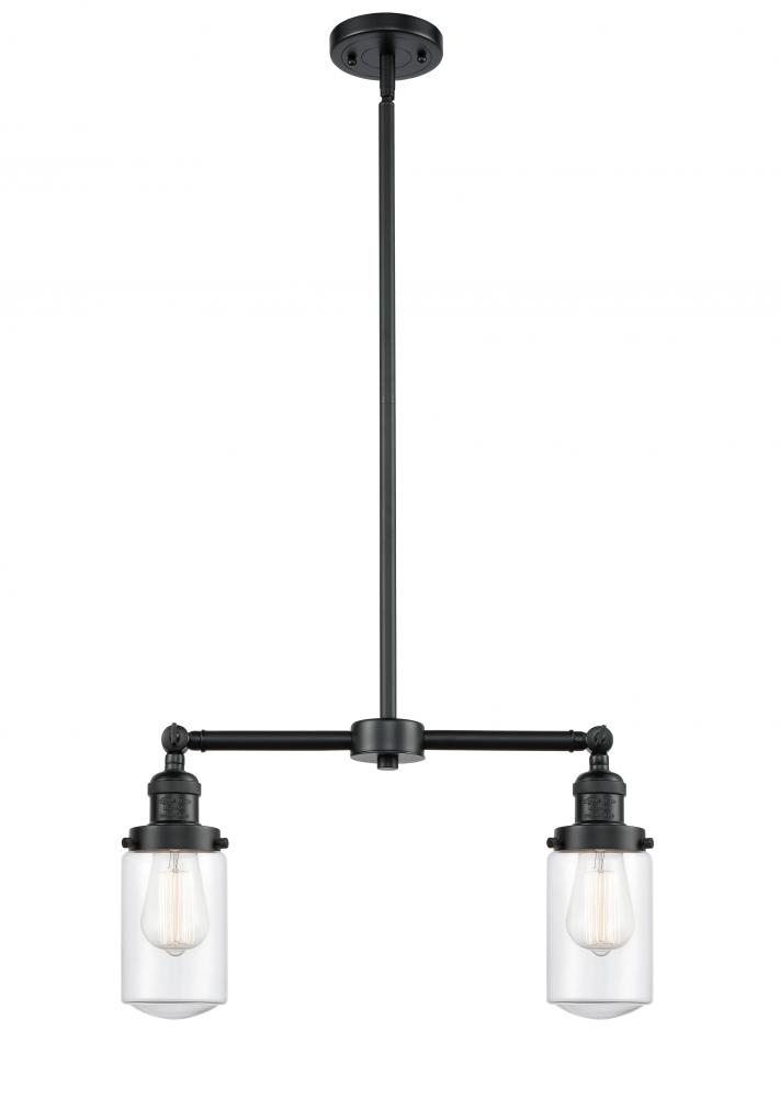 Dover - 2 Light - 21 inch - Oil Rubbed Bronze - Stem Hung - Island Light