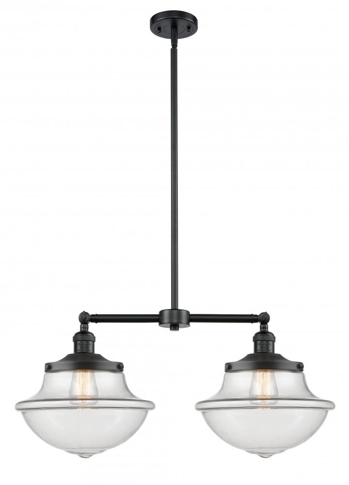 Oxford - 2 Light - 25 inch - Oil Rubbed Bronze - Stem Hung - Island Light