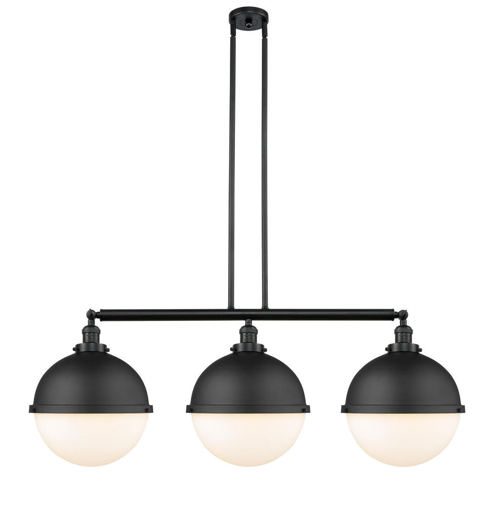 Hampden - 3 Light - 45 inch - Matte Black - Stem Hung - Island Light