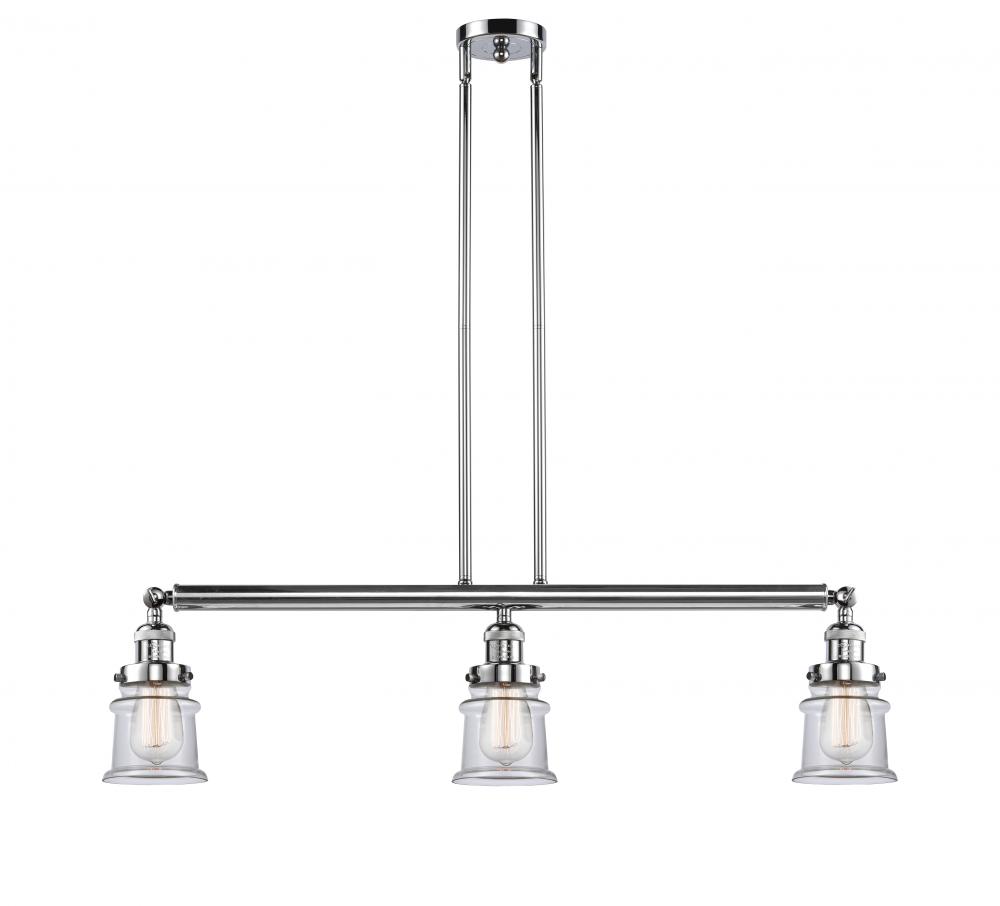 Canton - 3 Light - 39 inch - Polished Chrome - Stem Hung - Island Light