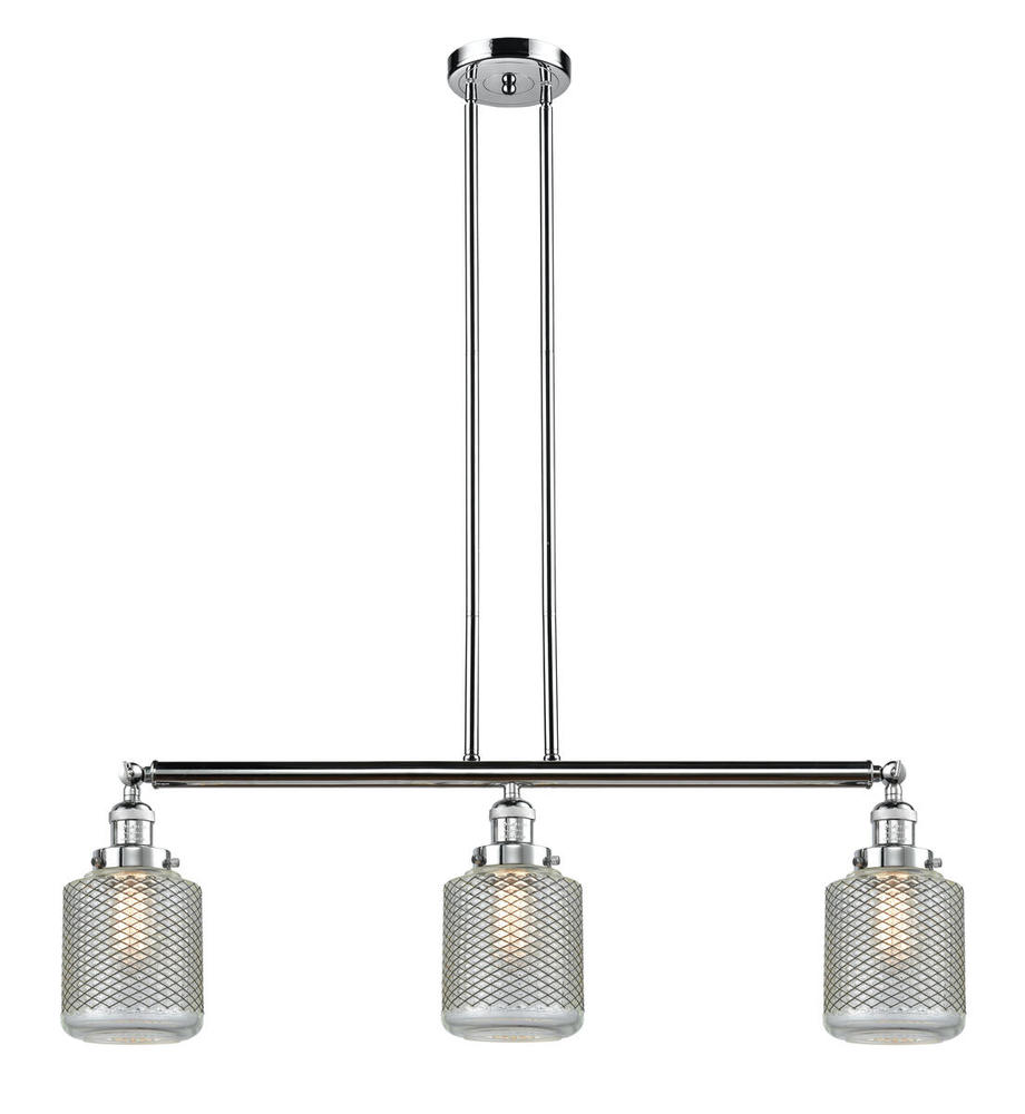 Stanton - 3 Light - 39 inch - Polished Chrome - Stem Hung - Island Light