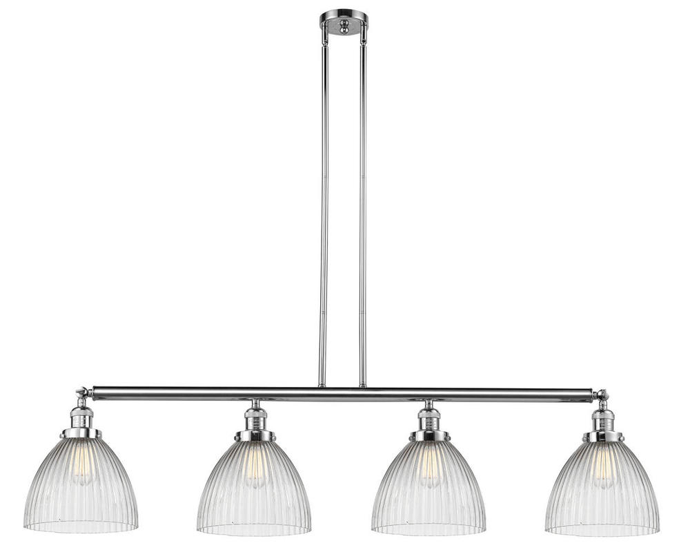 Seneca Falls - 4 Light - 51 inch - Polished Chrome - Stem Hung - Island Light