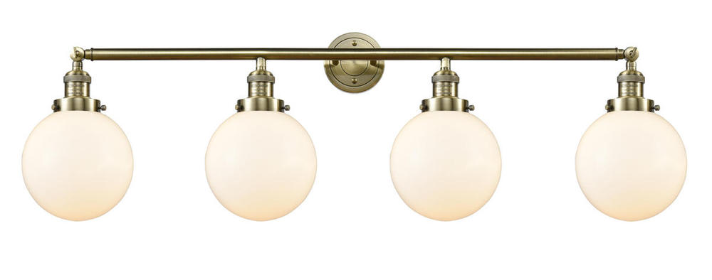 Beacon - 4 Light - 44 inch - Antique Brass - Bath Vanity Light