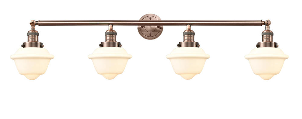 Oxford - 4 Light - 46 inch - Antique Copper - Bath Vanity Light