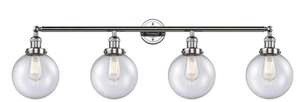 Beacon - 4 Light - 44 inch - Polished Chrome - Adjustable Bath Vanity Light